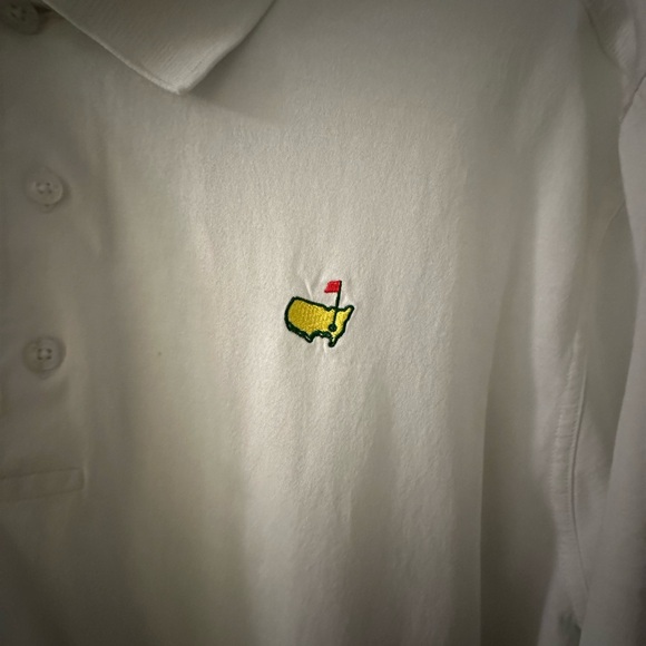 White XL Masters Golf Shirt - Picture 3 of 3